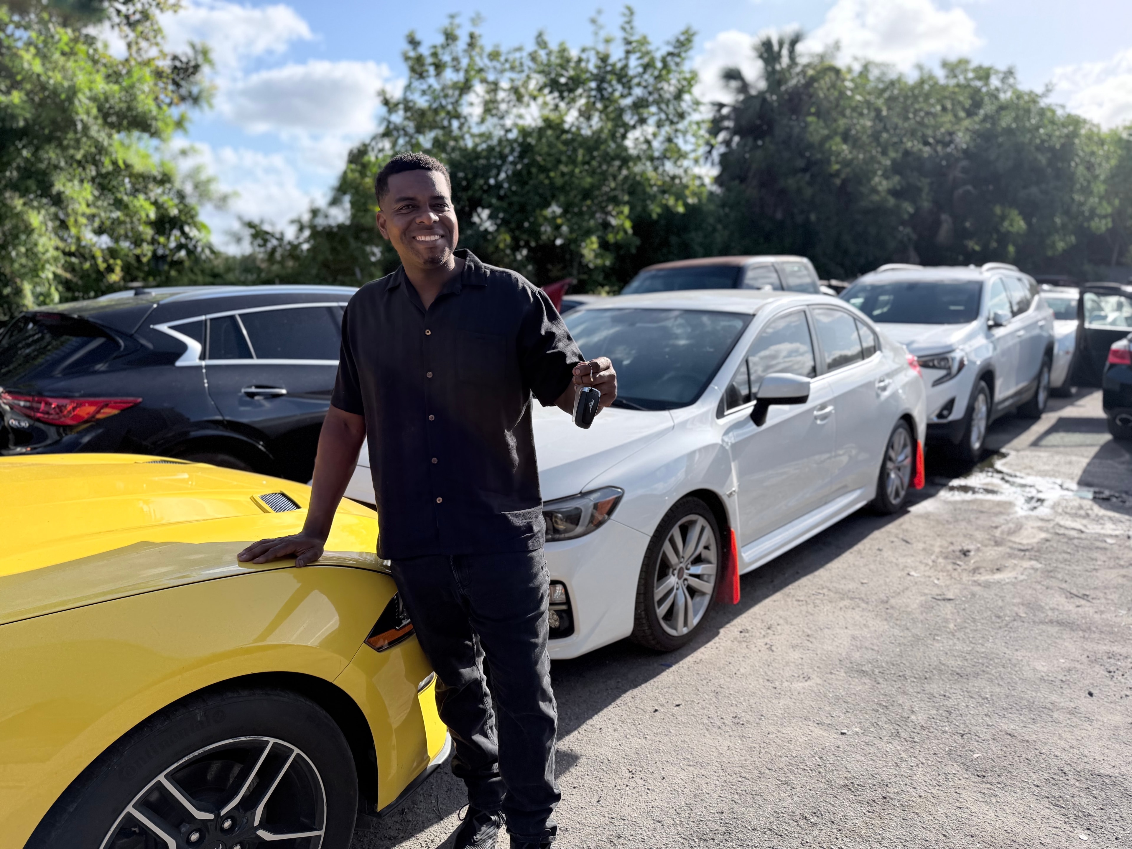 Omari Grant, owner of Fort Lauderdale Auto Sales and ASE-certified mechanic