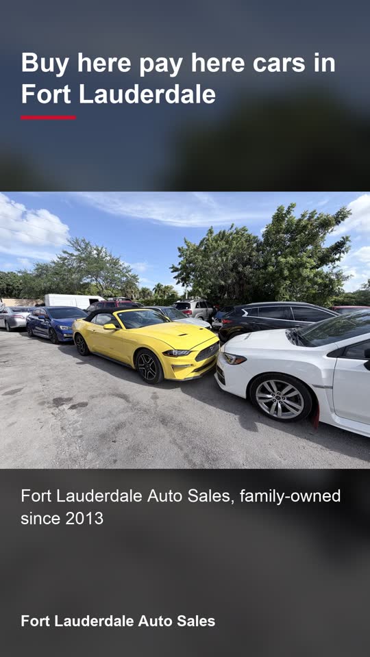 Buy here pay here cars in Fort Lauderdale — video still